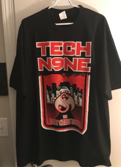 XL Tall Tech N9NE Lost City Tour black T—Shirt never wore