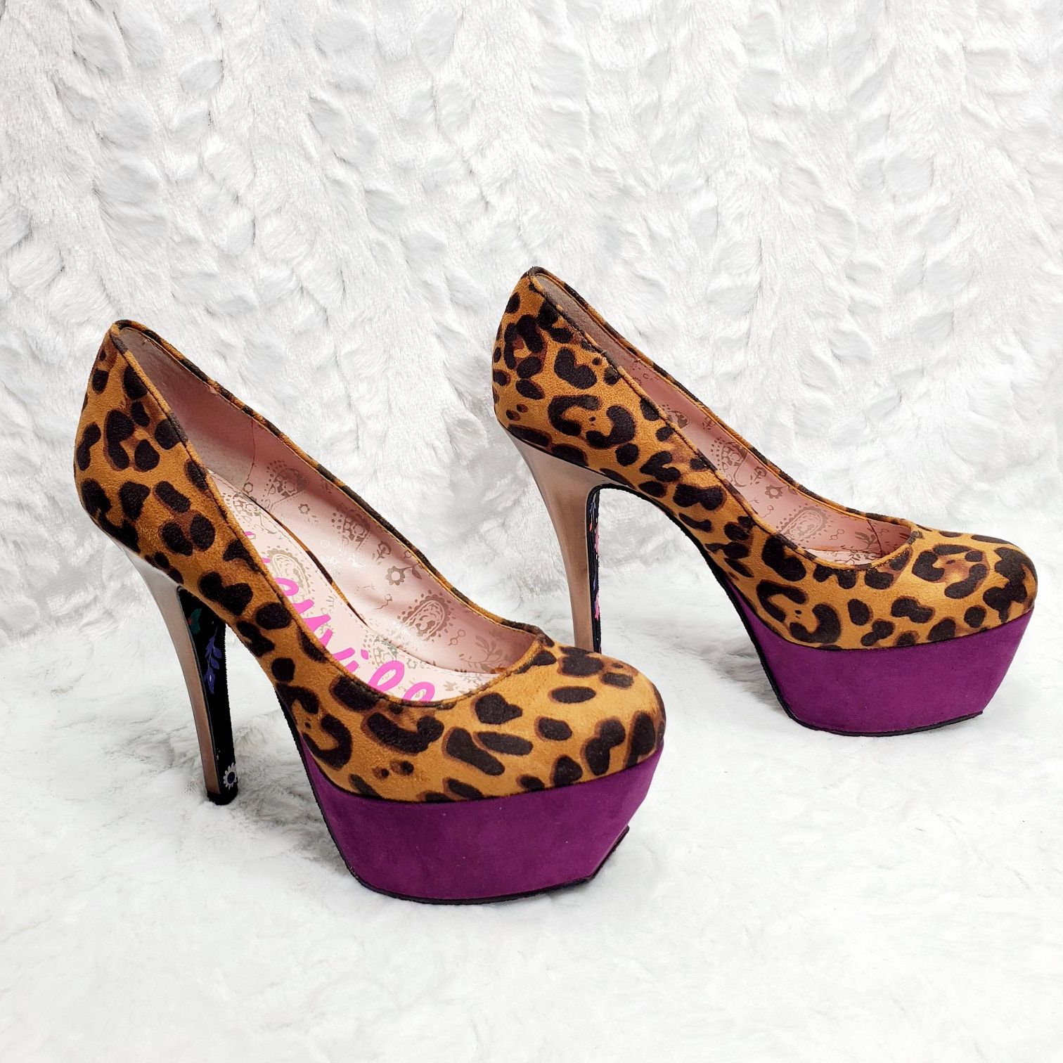 Betseyville leopard stilettos