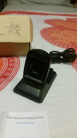 Fitbit blaze charging station.