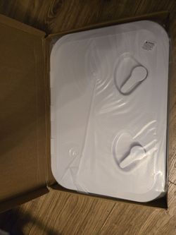 Storage hatch for boat or RV