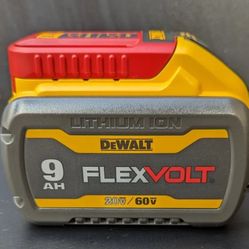 New Dewalt DCB609  20V/60V MAX Flexvolt 9 Ah Lithium Ion Battery