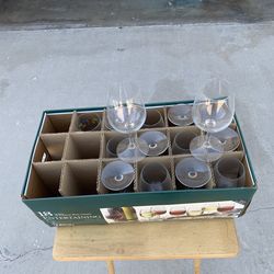 16 Wine glasses