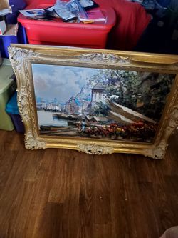 OIL PAINTING  BY C Pierre Latour