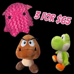 Brand New Round 1 Plushies