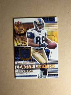 2002 Fleer Ultra League Leaders Memorabilia Torry Holt Game-Worn Jersey