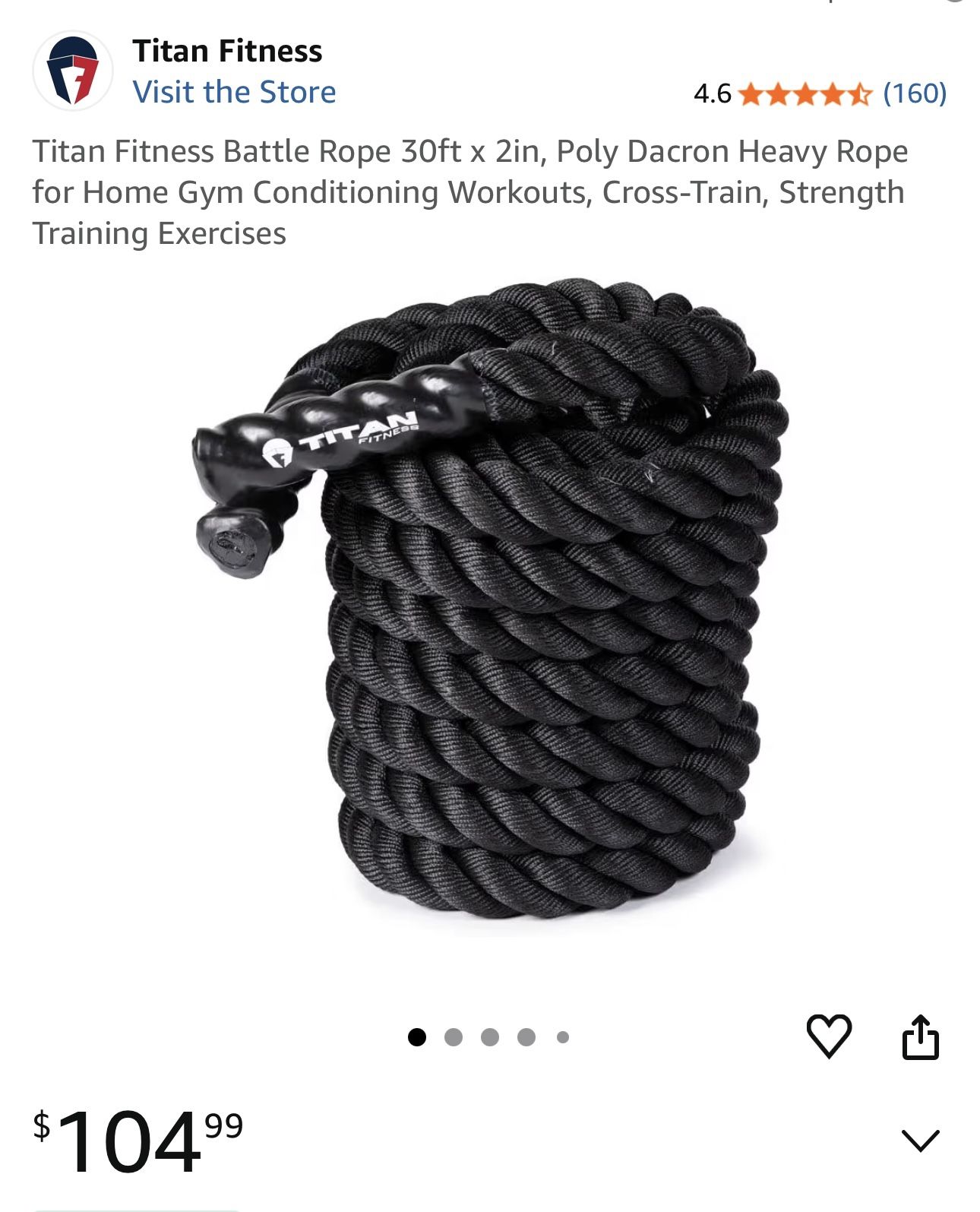 TITAN Battle Rope. 