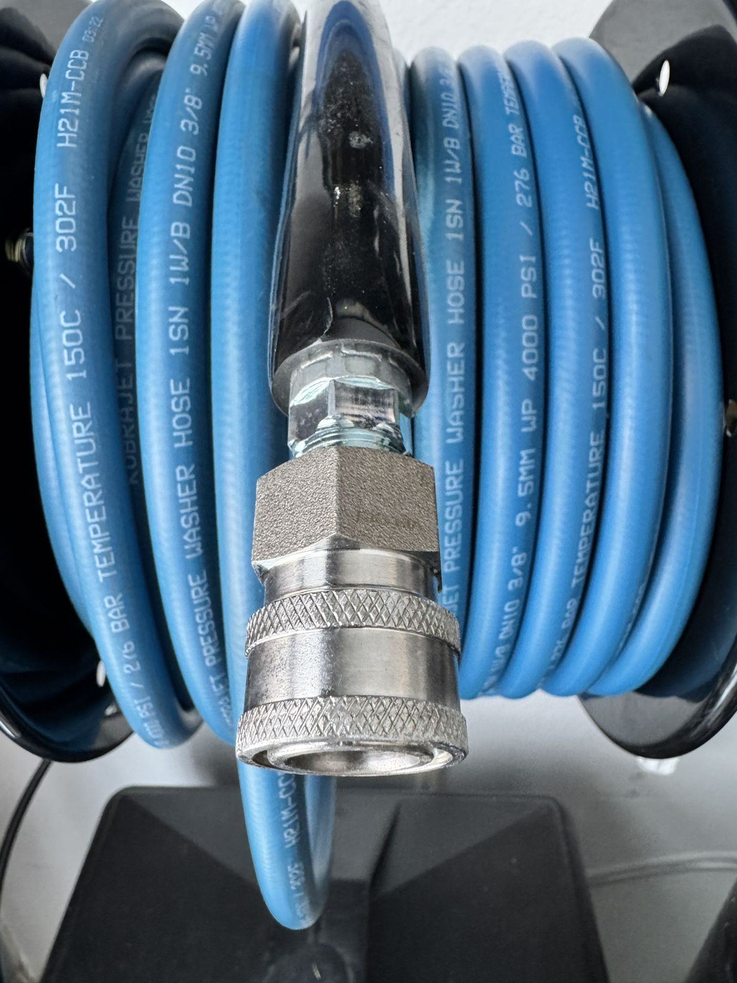 FS: 100’ Blue Kobrajet Hose With SS QC On Fixed End