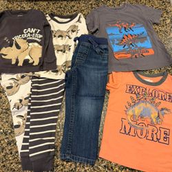 2T Boys Dinosaur Clothing Lot