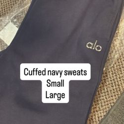 alo cuffed sweats