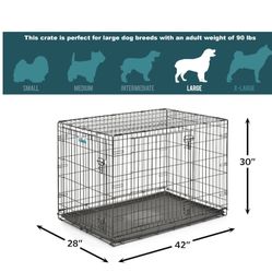 Large Foldable Dog Kennel 