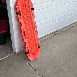 Heavy-Duty Off-Road Recovery Boards (Pair) – Bright Orange
