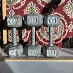 Iron Dumbbells Hex Head 