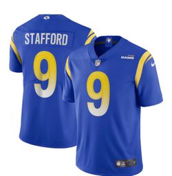 Men's Los Angeles Rams Matthew Stafford Nike Royal Vapor Limited Jersey