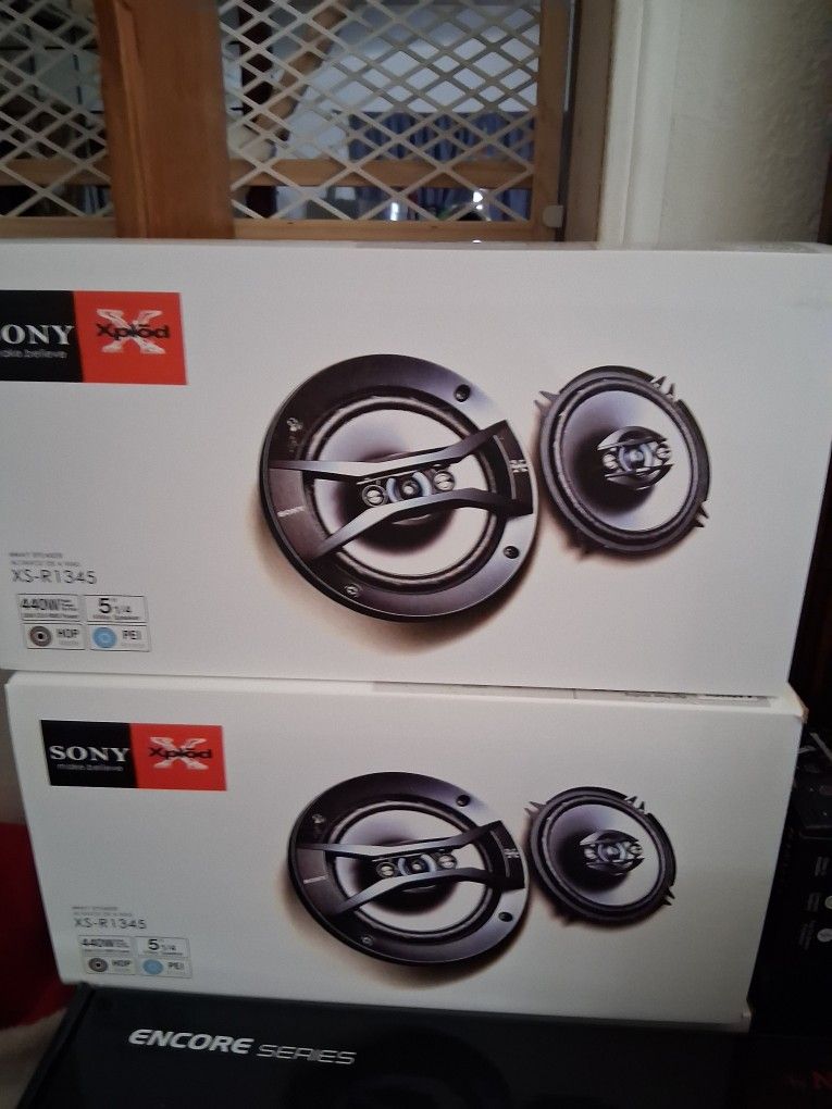 Sony Explod 5"1/4 Speakers Brand New In The Box 