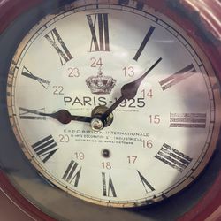 Vintage style metal clock  