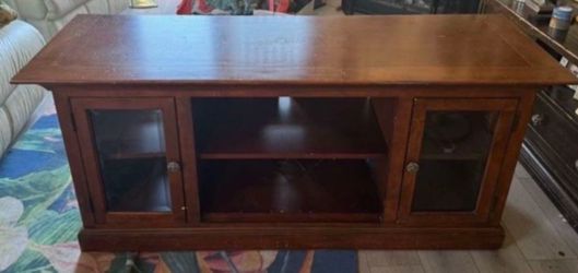 Solid Wood Media Console.