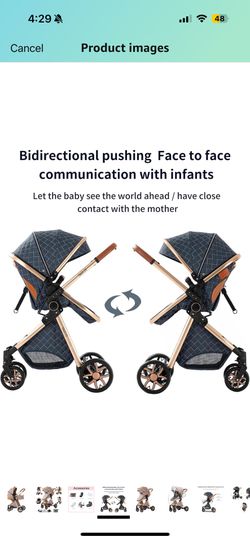3 In 1 Baby Stroller And Car Seat