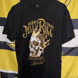 Tailorbyrd Jelly Roll 2024 Tour Graphic T Shirt Concert Tee Men’s Size Large Used