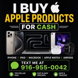 Apple products for cash
