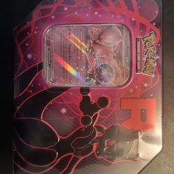 Pokemon Team Rocket Mewtwo tin