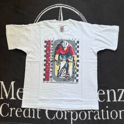 Vintage 1997 Cycling Fundraiser Indianapolis Motor Speedway T-shirt