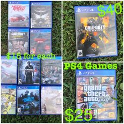 PS4 games