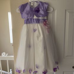 Beautiful Little Girls Dress 💜 Flower Girl💜party Time💜 Picture Day💜
