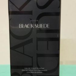 Black Suede Men Cologne Avon 