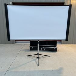 Epson ELPSC26H Portable Projector Screen with hard shell travel case