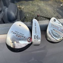 Golf club, iron driver, and fairways