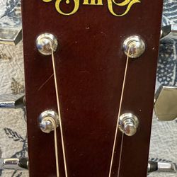 Rare MIJ 1985 Shiro WS12F Six String Acoustic Guitar W/Case