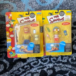 Vintage Simpsons Figures - World of Springfield (NEW)