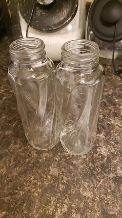 Baby bottles, glass