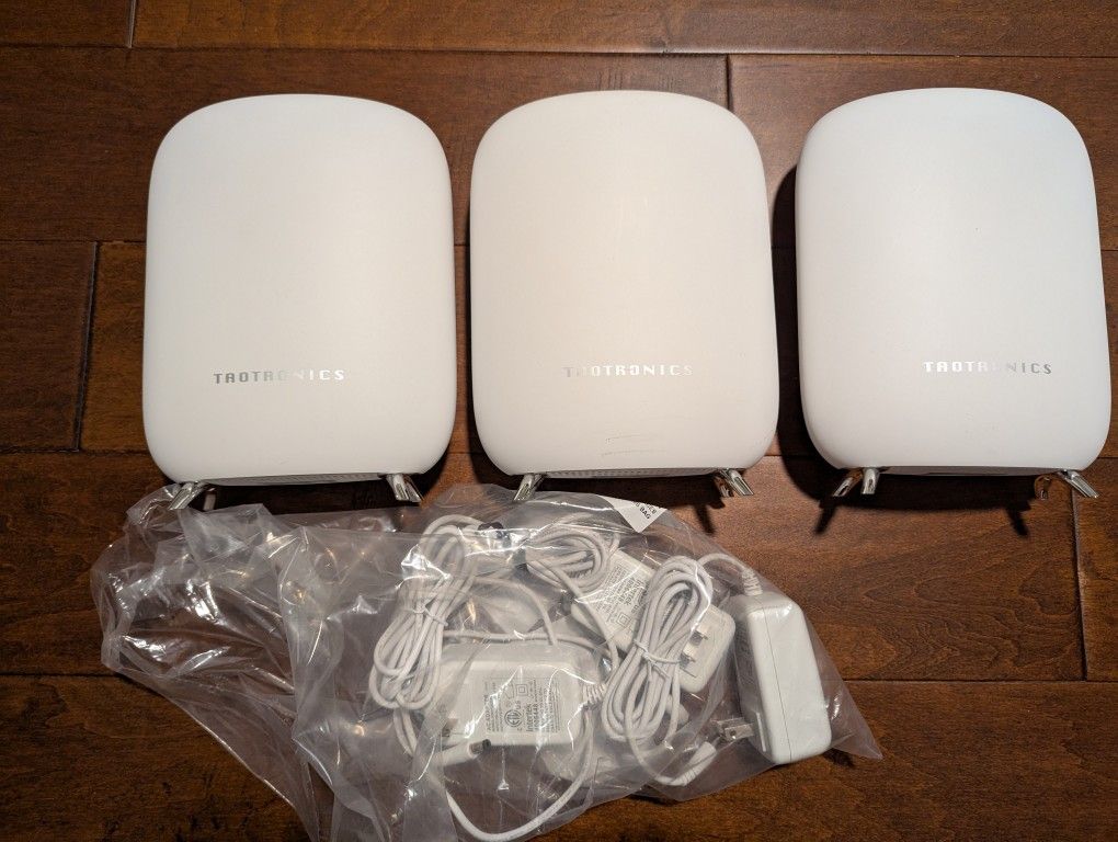 TaoTronics Mesh Wifı Wi-Fi Router, Tri-Band 3-Pack, NAS, AC3000, TT-ND001