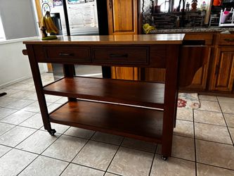 Wooden Kitchen Island