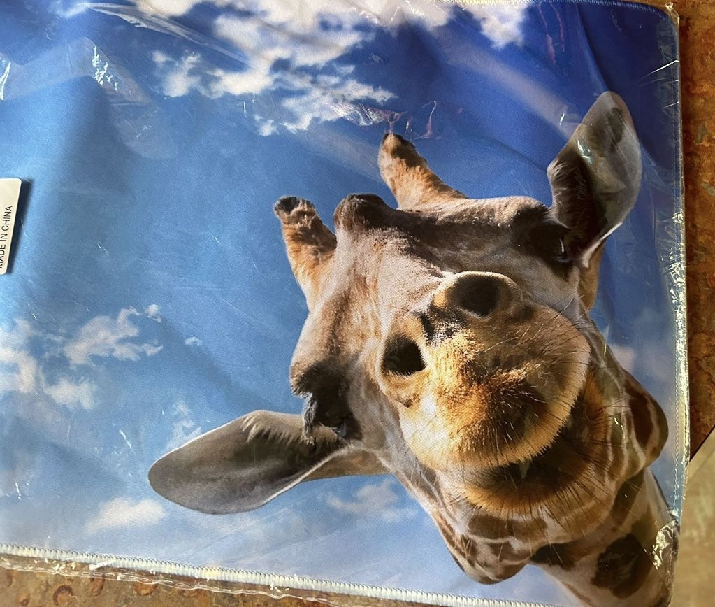 New long giraffe mousepad/ gaming pad XL