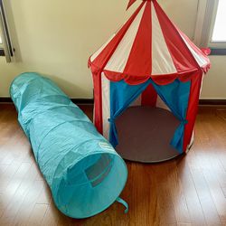 IKEA Kids Circus Play Tent and Little Tikes 5ft Play Tunnel