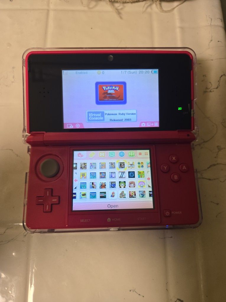 Preloaded Gloss Pink Nintendo 3DS