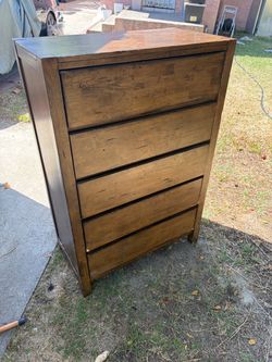 Solid wood dresser