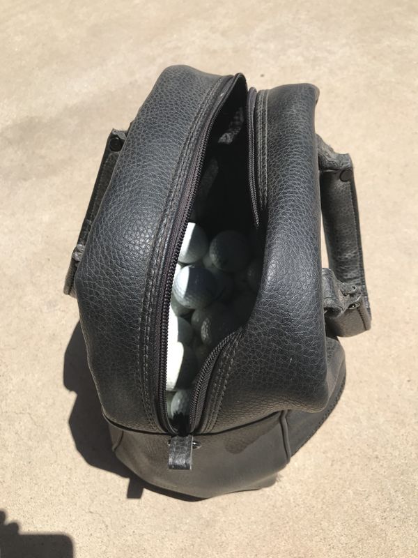 Vintage Titleist Leather Golf Shag Bag w/ balls for Sale in Phoenix, AZ