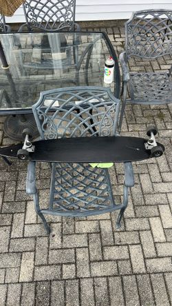 Used Long Board / Skateboard All Black