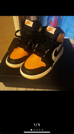 Jordan 1 Taxi Toddler Shoes Size 9c