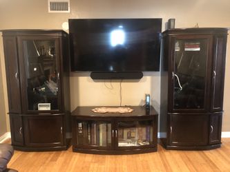 Entertainment center (TV not included)