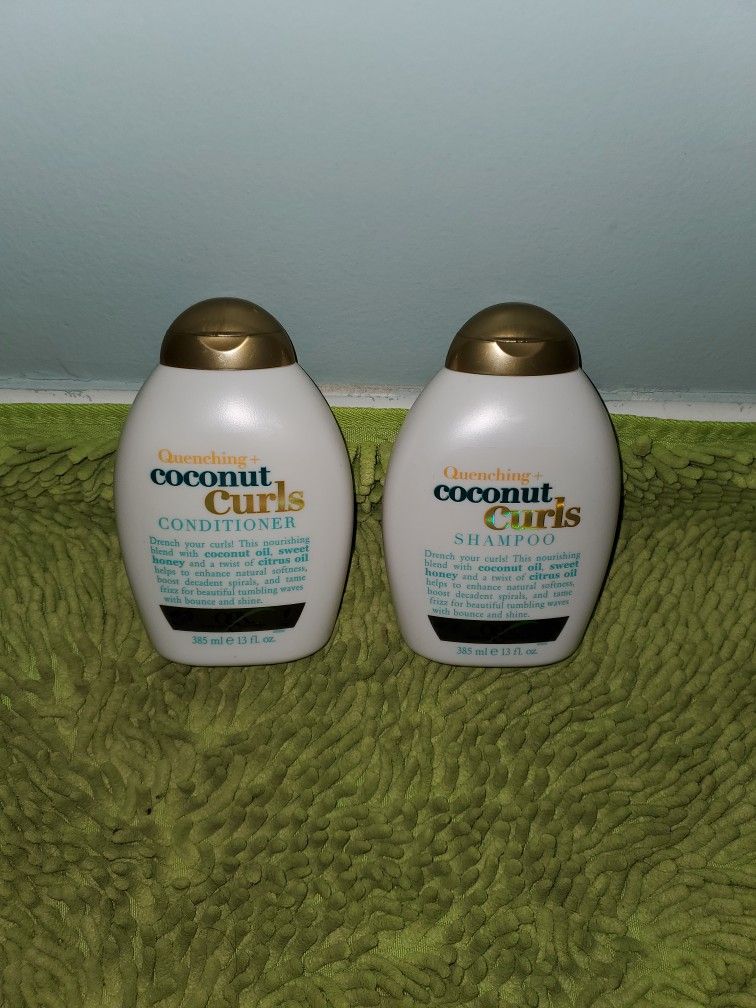 Shampoo And Conditioner Ogx 13oz Coconut Curls