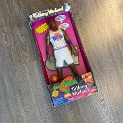 Space Jam Talking Michael Jordan Action Figure Toy 