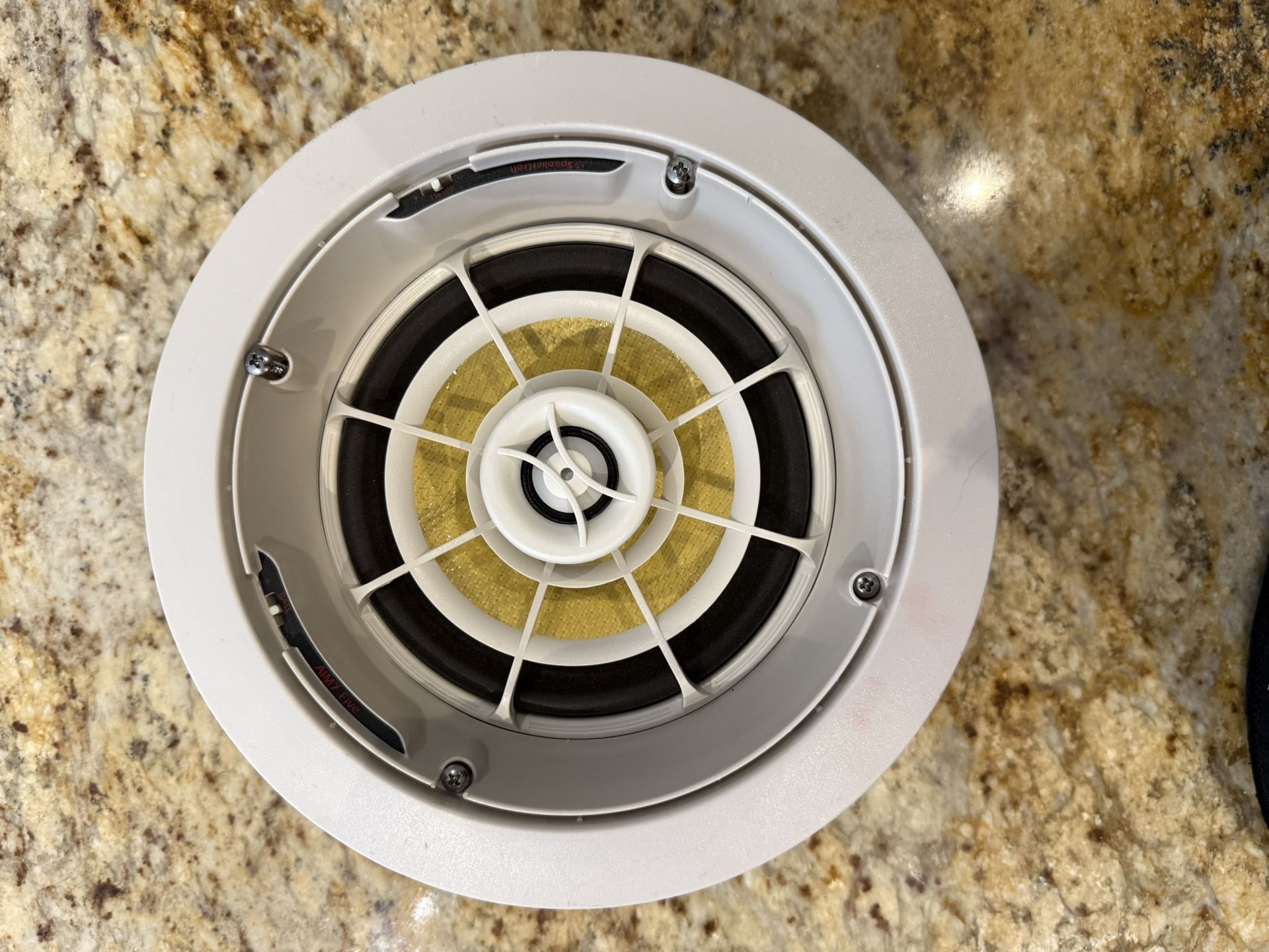SpeakerCraft AIM7 Five • In-Ceiling Speakers – Kevlar Woofer, Pivoting Tweeter • New