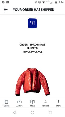 Yeezy Red Jacket Brand New