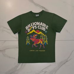 Billionaire Boys Club BB Open Trail S/S Tee Green Size Large