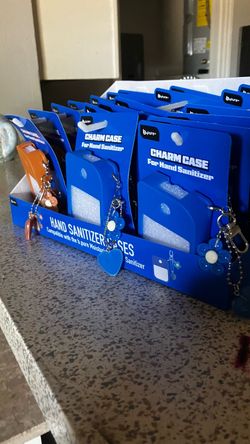 Hand Sanitizer Cases with Charms