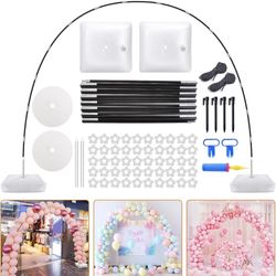 Balloon Arch Kit, 9FT Tall& 10FT Wide Adjustable Balloon Arch Stand Ships In 24 